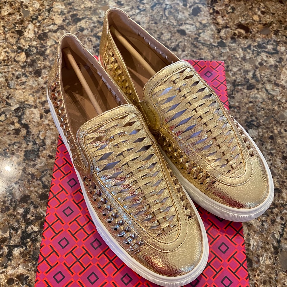 Tory Burch Huarache 2 slip-on sneakers NWB Sz 10.5